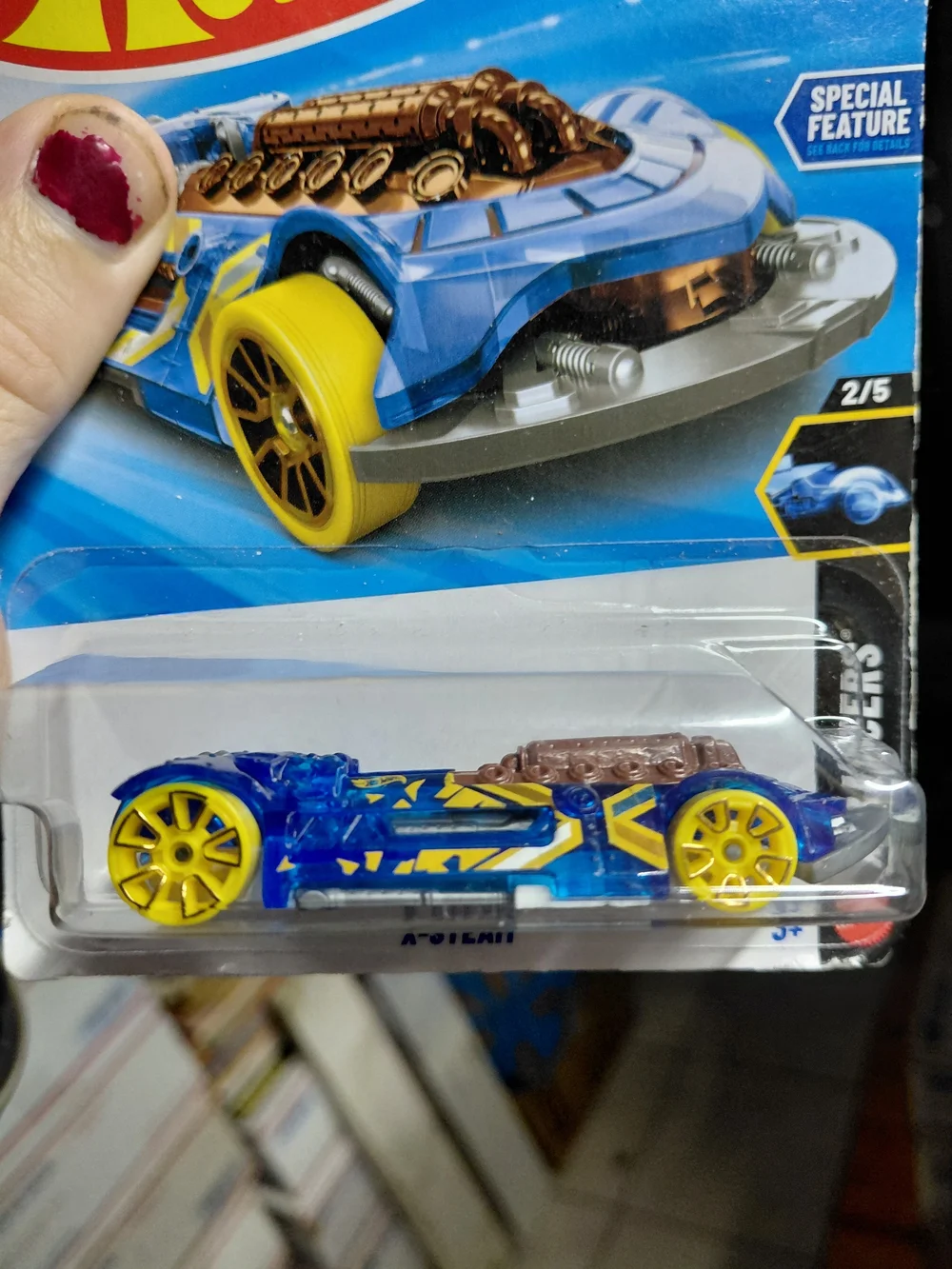 Hot Wheels X-Steam from the 2026 X-Raycers series (2/5, number 30/250).